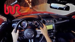 2015 Ford Mustang Ecoboost 23L Performance Package  WR TV POV Test Drive [upl. by Aimac567]