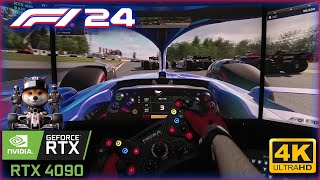 🔵 Casi No Lo Cuento en SpaFrancorchamps 🏎️💨  F1 24  FOV  Triple Monitors  RTX 4090  4K [upl. by Torrence]