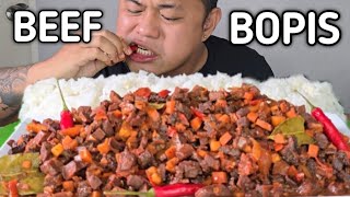 BEEF BOPIS  MUKBANG PHILIPPINES  TOL BULOY MUKBANG [upl. by Adrial]