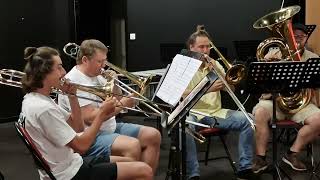 Pilgrims Chorus Tannhauser de Wagner par le pupitre de trombones [upl. by Chemush]