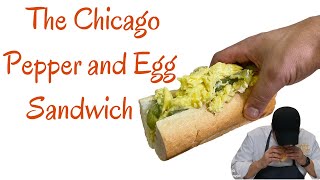 Pepper and Egg Sandwich  The Chicago Style Egg Sandwich Recipe [upl. by Roselyn]