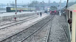 42DN Karakoram Express Departure from Lahore Railway Station [upl. by Haleelahk]