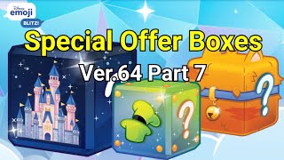 Disney Emoji Blitz V64 Part 7 Special Offer Boxes Sept 1723 [upl. by Adnohr842]