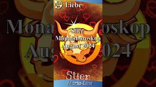 Stier LIEBE ❤️ Horoskop August 2024 [upl. by Ardnosak]