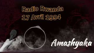 Documents archives  Rwanda avril 1994  Audio 2  Amashyaka [upl. by Tybalt609]