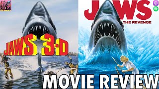 Jaws 3D  Jaws The Revenge  MOVIE REVIEW [upl. by Hsivat]