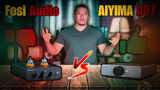 Best Stereo Amplifiers 2024 AIYIMA A07 MAX VS Fosi Audio P3 Tube Preamp [upl. by Allekim]