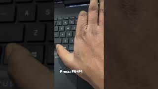 How to turn onoff keyboard backlight on HP laptop shorts shortsvideo [upl. by Sidwell]