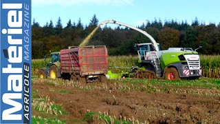 Lensileuse Claas Jaguar 990 Terra Trac survole le bain de boue normand [upl. by Milson279]