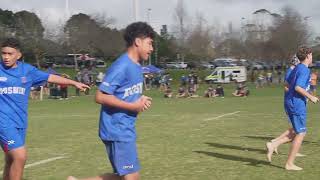 Bash Rugby Sevens Game 2 Rosmini vs Birkdale Intermediate [upl. by Yelda]