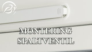 Demontering montering spaltventil [upl. by Noryak]