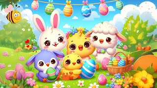 Happy Easter Hippity hoppity 🐰🥚 Nursery Rhymes amp Kids songs [upl. by Aldus]