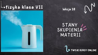 Fizyka klasa 7 Lekcja 28  Stany skupienia materii [upl. by Acinot136]