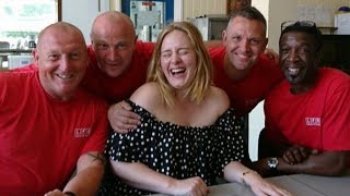 Adele Makes SURPRISE Visit To London Firefighters After Grenfell Tower Fire [upl. by Ott]