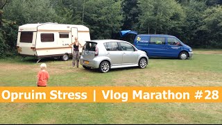 Stress Bij Camping Plaats Opruimen   Vlog Marathon 28 [upl. by Gorton]