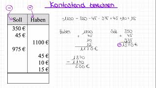 rationale Zahlen Kontostand berechnen [upl. by Zahavi567]