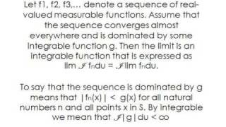 Dominated Convergence Theorem [upl. by Druce]