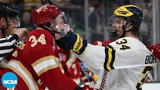 Denver vs Michigan 2022 NCAA Frozen Four semifinal highlights [upl. by Ernesto]