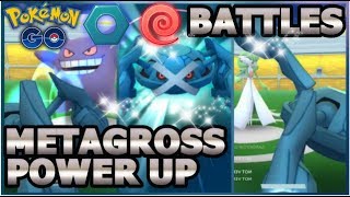 POKEMON GO METAGROSS POWER UP amp STRATEGY DISCUSSION  METAGROSS GYM BATTLES [upl. by Nortad]