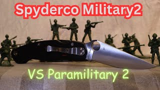 Spyderco Military 2 review [upl. by Lrig]