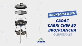 CADAC Carri Chef 50 BBQPlancha gasbarbecue  Productvideo  Obelink [upl. by Durer]