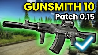 Gunsmith Part 10  Patch 015 Guide  Escape From Tarkov [upl. by Eicrad]