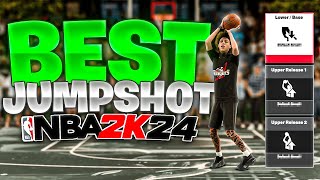 BEST JUMPSHOT FOR GUARDS in NBA 2K24 100 GREENLIGHTS  BEST JUMPSHOTS ON 2K24 [upl. by Airdnek]