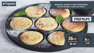 Piastra per pancakes Premium Black by Tognana [upl. by Kellby]