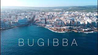 Bugibba Malta FromAbove 4K [upl. by Weinstock]