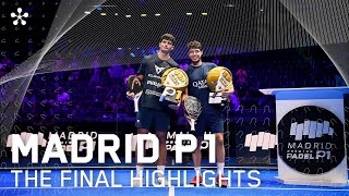 Madrid Premier Padel P1 Highlights Final Men [upl. by Hilliard469]