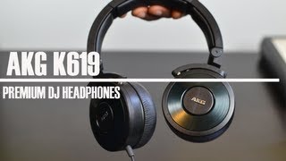 AKG K619 Black Premium DJ Headphones [upl. by Ettenan]