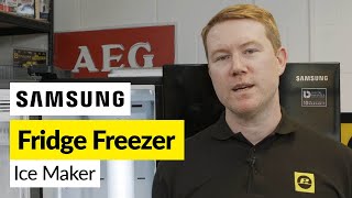 Fitting a New Fridge Ice Maker  Samsung Ice Maker EASY Guide [upl. by Lawrence]