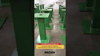 Ramato MS Fabricated Pedestal Stand For Bench Grinder Bench Polisher Abrasive Belt Grinder  INDIA [upl. by Jared160]