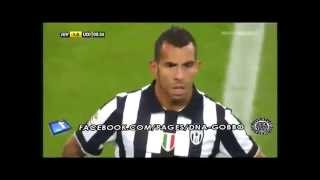 GOooal TEVEZ JUVENTUS VS UDINESE 13092014 ZUALIANI [upl. by Sanderson]