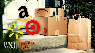 We Tested Walmart Target and Amazon’s Delivery Speeds  WSJ Shipping Wars [upl. by Niwhsa898]