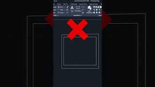 Tutorial multiline autocad untuk denah shortvideo autocad simple [upl. by Eelyam195]