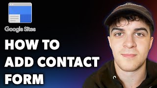 How to Add Contact Form on Google Sites Full 2024 Guide [upl. by Annadiana]