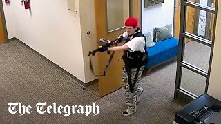 Police release chilling video of Nashville school shooter moments before massacre [upl. by Kermy]