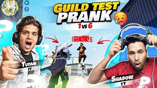 Tufan FF Join New Guild 🥵Guild Test Prank😱😈Garena Free fire tufanff [upl. by Hashum477]