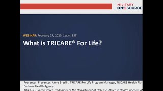 What is TRICARE for Life [upl. by Yeclehc946]