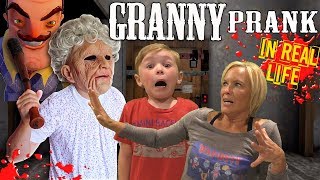 Granny In Real Life Prank Gone Wrong with Funhouse Family [upl. by Illene]