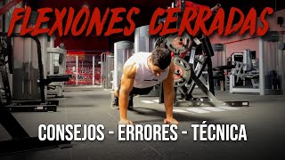 FLEXIONES AGARRE ESTRECHO  Ejecución consejos y errores comunes  TEAMCHORPA [upl. by Florentia]