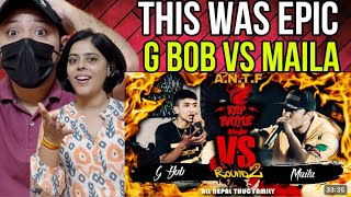 INDIAN REACT GBob Vs Maila  ANTF Rap Battle [upl. by Nosduh]