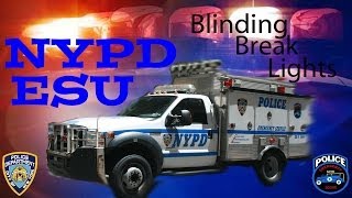 NYPD ESU Blinding Brake Lights [upl. by Schaffer787]