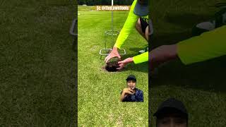 BERHASIL SI OOM ⁉️ sc TheLawnTools golf grass golfswing [upl. by Angele]