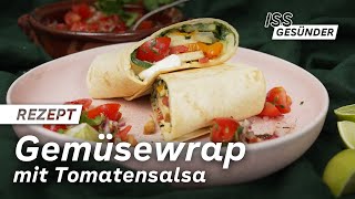 Superfresh Rezept für Gemüsewraps mit TomatenSalsa  AOK [upl. by Terraj]