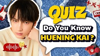 TXT Challenge  How Well Do You Know Huening Kai 🐧🏆 [upl. by Bagger258]