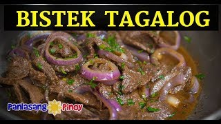 Bistek Tagalog  Beefsteak  Filipino Beef Steak Recipe [upl. by Ezzo41]