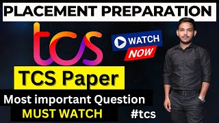 TCS Placement Paper tcs [upl. by Lonni495]