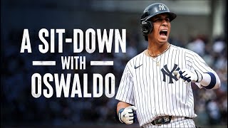 A SitDown with Oswaldo Cabrera  NEW YORK YANKEES 2024 [upl. by Lewellen]